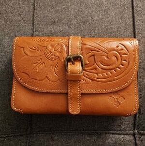 Patricia Nash Tooled Leather Clutch